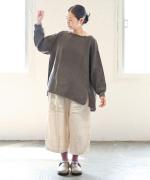 リユールリネン2　ロングプルオーバー