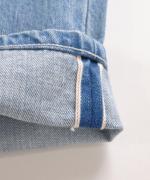 セルヴィッジデニム　ワイドタックパンツ