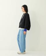 セルヴィッジデニム　ワイドタックパンツ