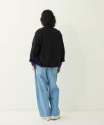 セルヴィッジデニム　ワイドタックパンツ