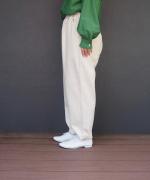 甘織デニム テーパードパンツ