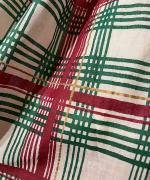 ローンチェックプリント　スカート