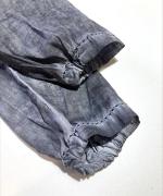 コットンローン　ピグメント加工　ブラウス