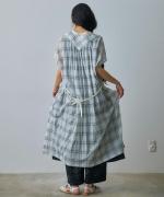 コットンシースルーチェック　ワンピース