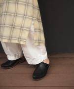 コットンシースルーチェック　ワンピース