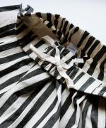 コットンリネンワッシャー無地&ストライプ　パンツ