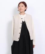 リネンキルト 中綿ベスト