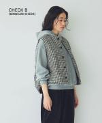 リネンキルト 中綿ベスト