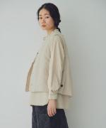 リネンキルト 中綿ベスト