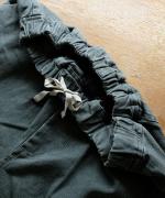 硫化ツイル　テーパードパンツ