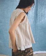 25/-リネン ベスト