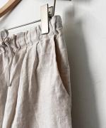 25/-リネン カーゴパンツ