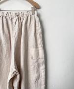25/-リネン カーゴパンツ