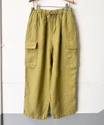 25/-リネン カーゴパンツ