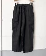 25/-リネン カーゴパンツ