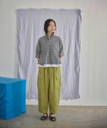 C/Lワッシャーチェック&ストライプ ポロシャツ