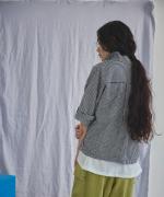 C/Lワッシャーチェック&ストライプ ポロシャツ