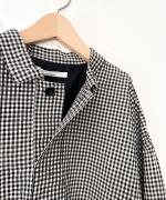 C/Lワッシャーチェック&ストライプ ポロシャツ