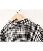 C/Lワッシャーチェック&ストライプ ポロシャツ