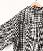 C/Lワッシャーチェック&ストライプ ポロシャツ