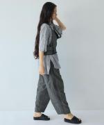 綿麻スラブデニム ベスト