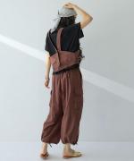 綿麻スラブデニム ベスト