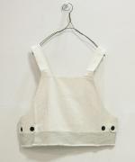 綿麻スラブデニム ベスト