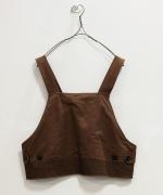 綿麻スラブデニム ベスト