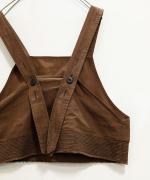 綿麻スラブデニム ベスト