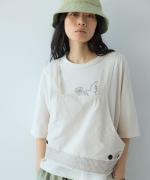 綿麻スラブデニム ベスト