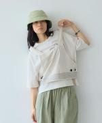 綿麻スラブデニム ベスト