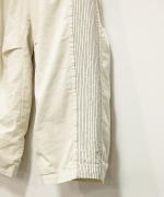 綿麻スラブデニム ラインステッチパンツ