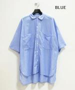 コットンボイル　半袖シャツ