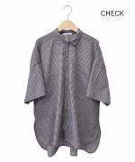 コットンボイル　半袖シャツ