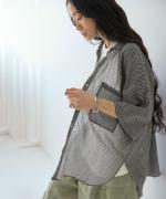 コットンボイル　半袖シャツ