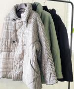 リネンキルト　 ジャケット