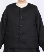 リネンキルト　 中綿ベスト