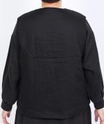 リネンキルト　 中綿ベスト