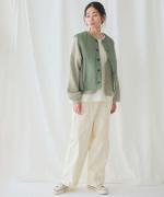 リネンキルト　 中綿ベスト