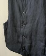 リネンキルト　 中綿ベスト