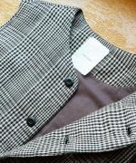 リネンキルト　 中綿ベスト