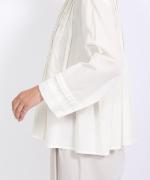 コットンボイル フレアブラウス