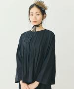 コットンボイル フレアブラウス