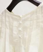 コットンボイル フレアブラウス