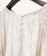 コットンボイル フレアブラウス