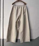 ナチュラルコットンピーチツイル カーブパンツ