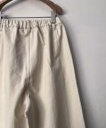ナチュラルコットンピーチツイル カーブパンツ
