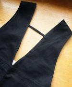 ナチュラルコットンピーチツイル サロペット