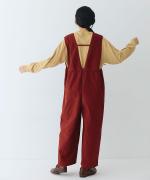 ナチュラルコットンピーチツイル サロペット