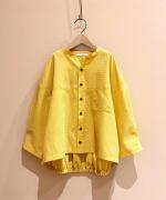 ミジンチェック　7分袖シャツ